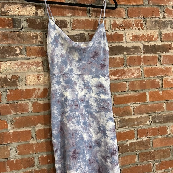 ASTR Marbled Cowl Slip Dress Size L - Picture 3 of 9